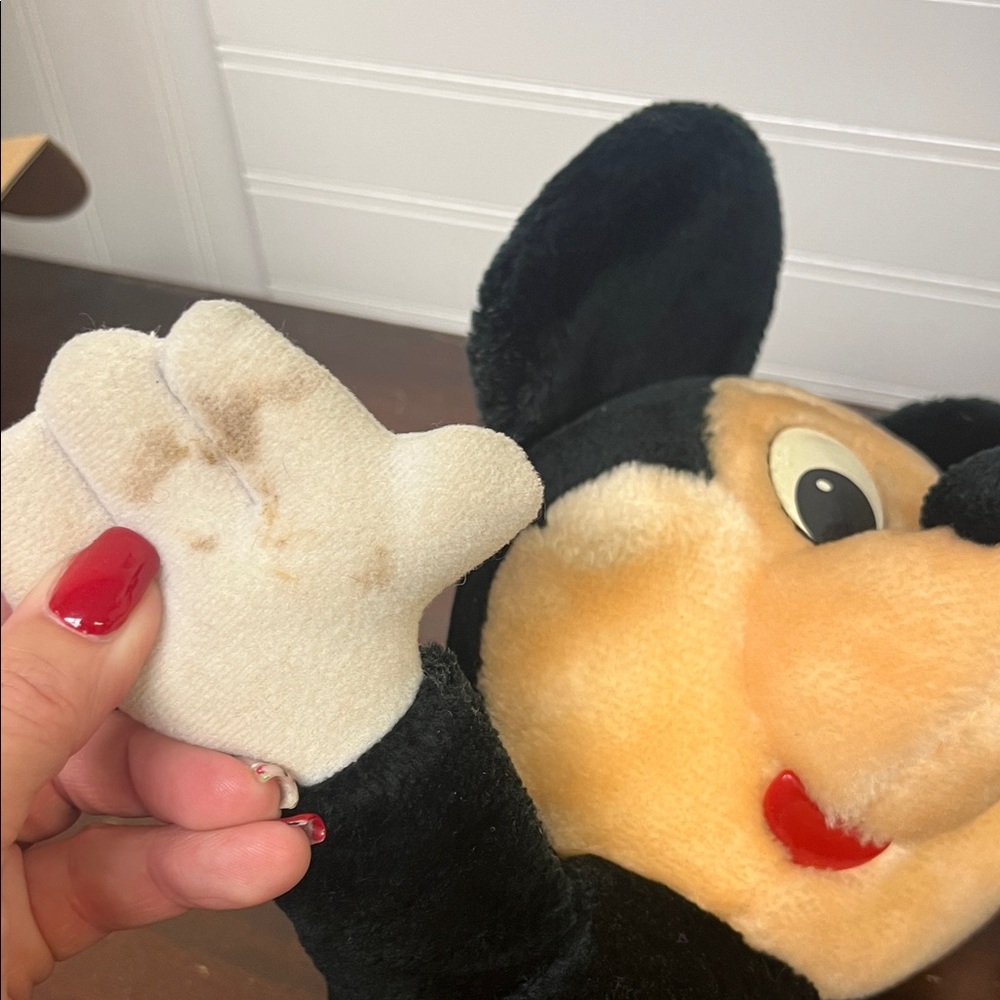 Vintage Disney Mickey and Minnie Plush Duo Disneyland Walt Disney 16” - Picture 4 of 13